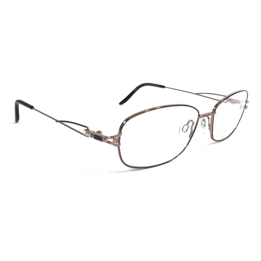 Aristar by Charmant Eyeglasses Frames AR18411 535 Brown Rectangle 54-16-135